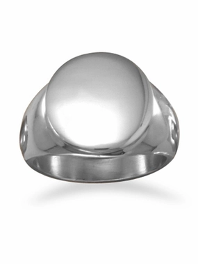 Engravable Ring 316L Surgical Stainless Steel, size 9 Everyday Glam