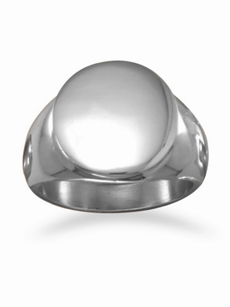 Engravable Ring 316L Surgical Stainless Steel, size 9 Everyday Glam