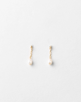 Luxury Style Pearl Droplet Earrings