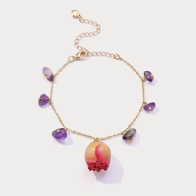 Precious Find Personal View Dried Rose Amethyst Bracelet