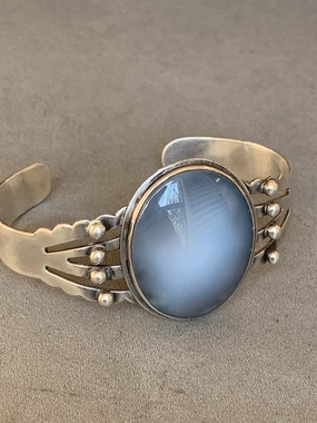 Petrified Wood /Agate Bracelet/Fred Harvey Era Sterling Timeless Wardrobe Exquisite Touch