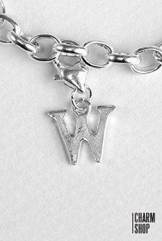 Fashionable Piece Timeless Design Letter W Dangle Charm