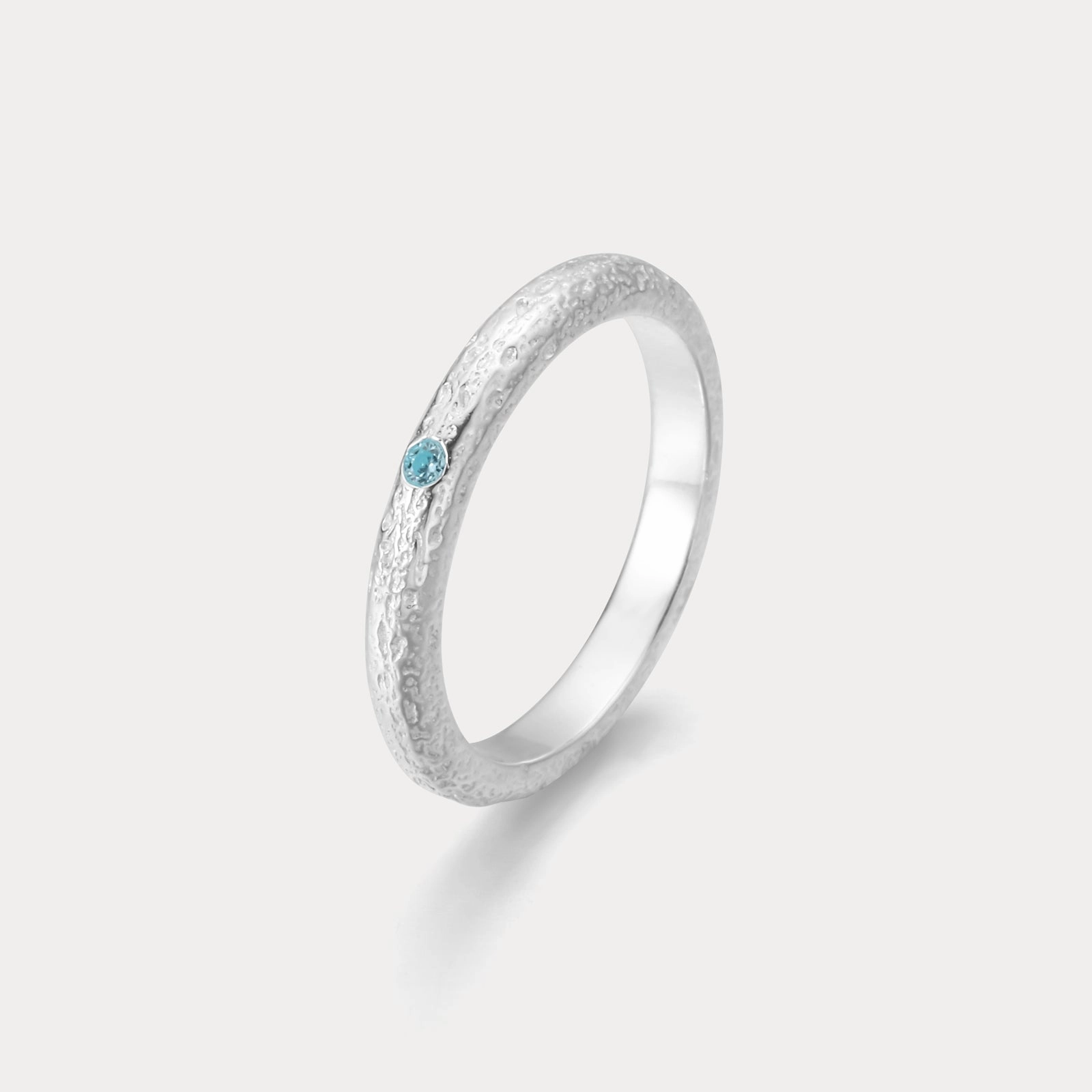Delicate Token Ocean Gemstone Ring
