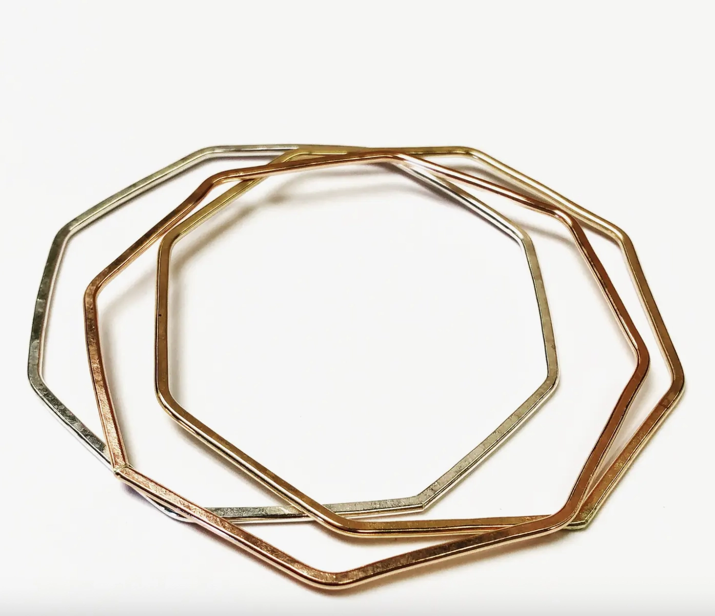 Whole Composites Octagonal Bangle Bracelet - FINAL SALE