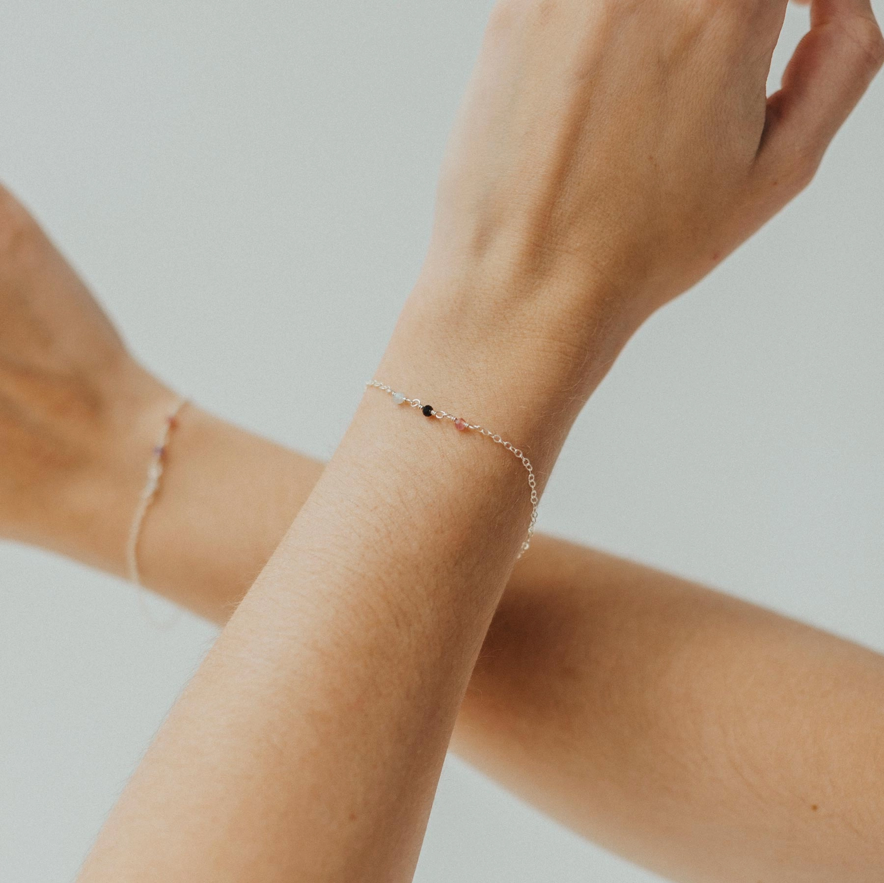 Ideal Circumstance Delicate Chains Omnisexual Pride Bracelet