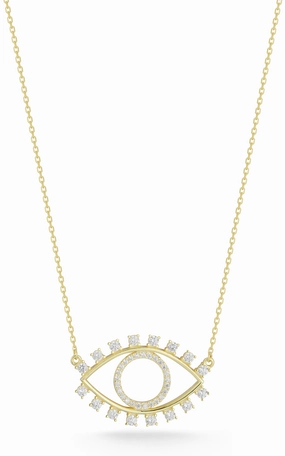 Dainty Item Date Gift Open Evil Eye Necklace