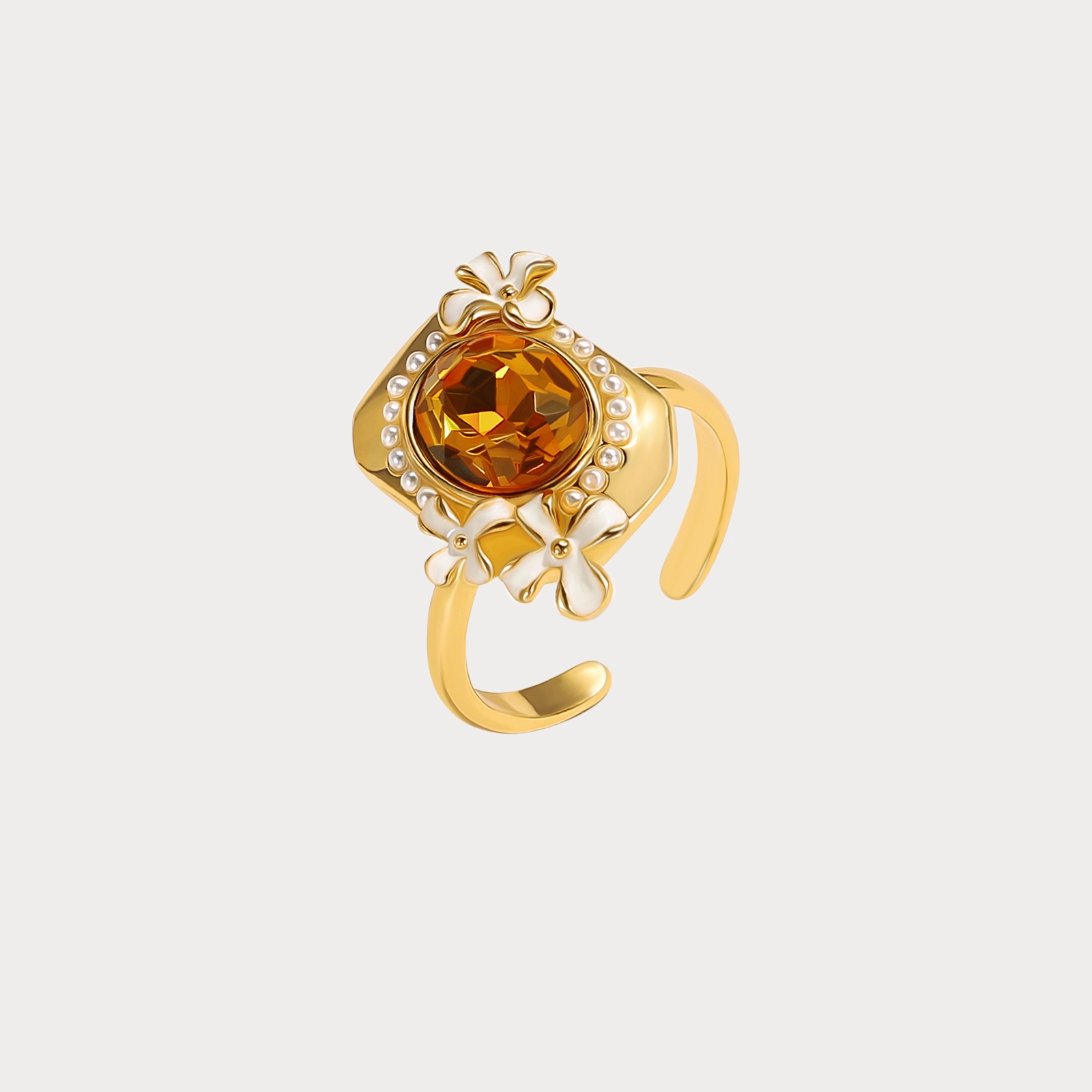 Osmanthus Fragrans Ring Timeless Texture Exquisite Symbol