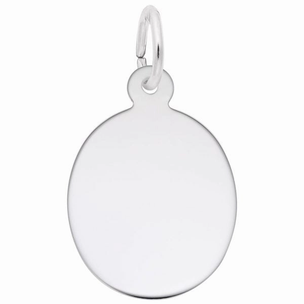 Iconic Style Travel Style Oval Disc Charm