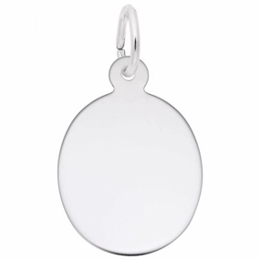 Iconic Style Travel Style Oval Disc Charm