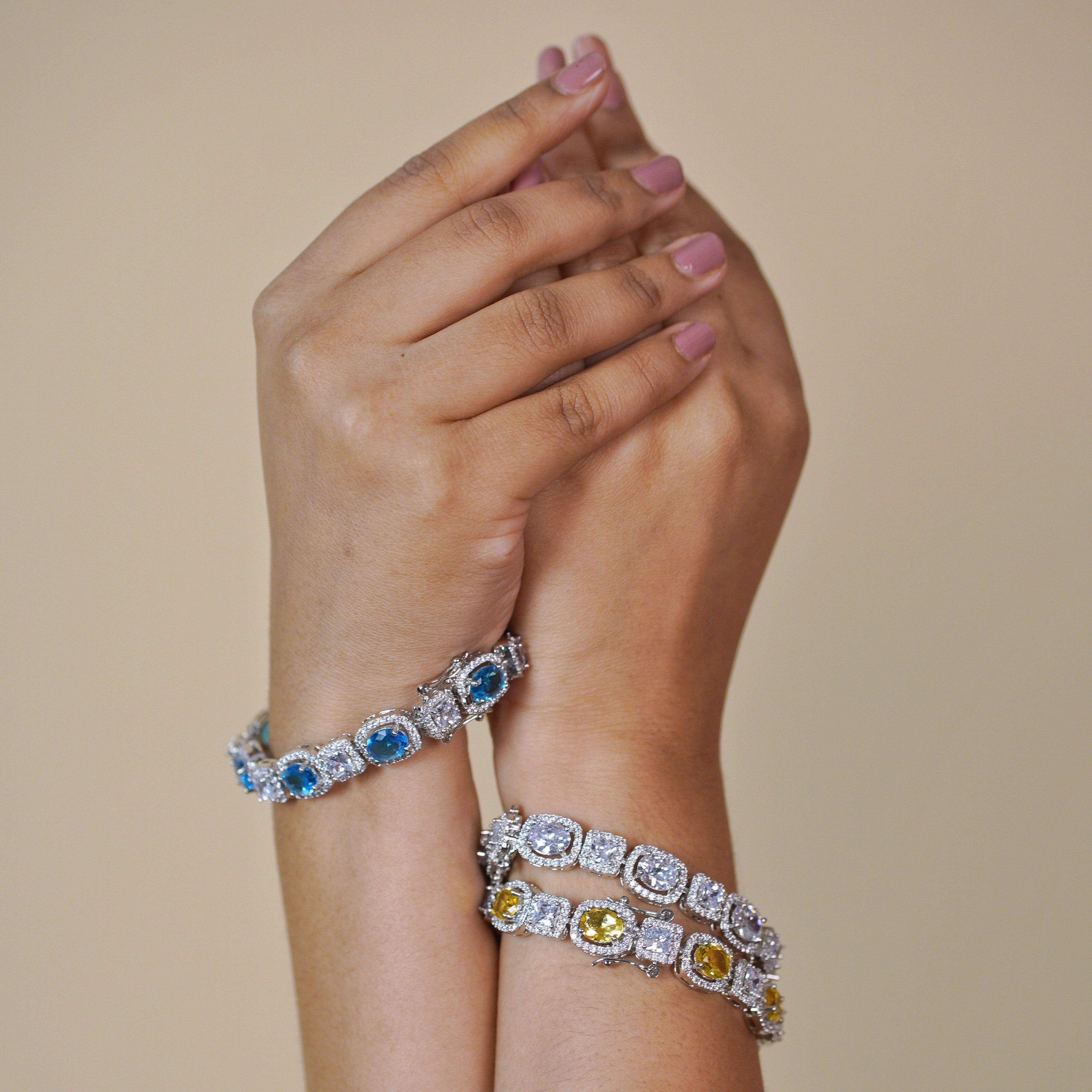 Oval exotica tennis bracelet Casual Classic Bridal Collection