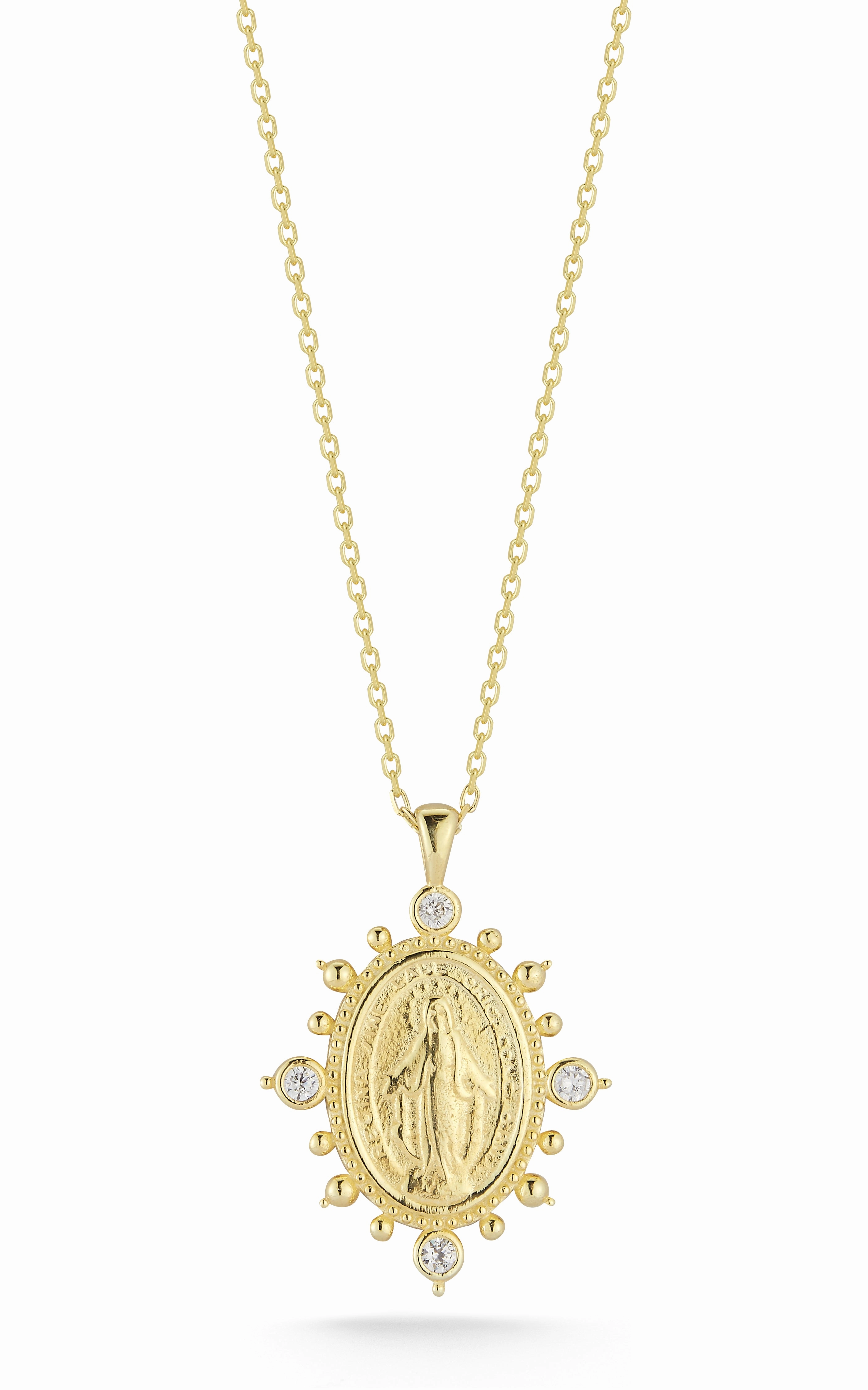 Oval Mary Necklace Handmade Style City Style