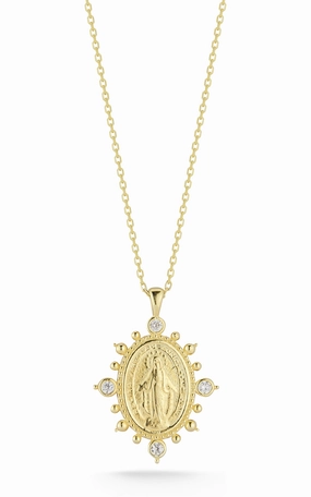 Oval Mary Necklace Handmade Style City Style