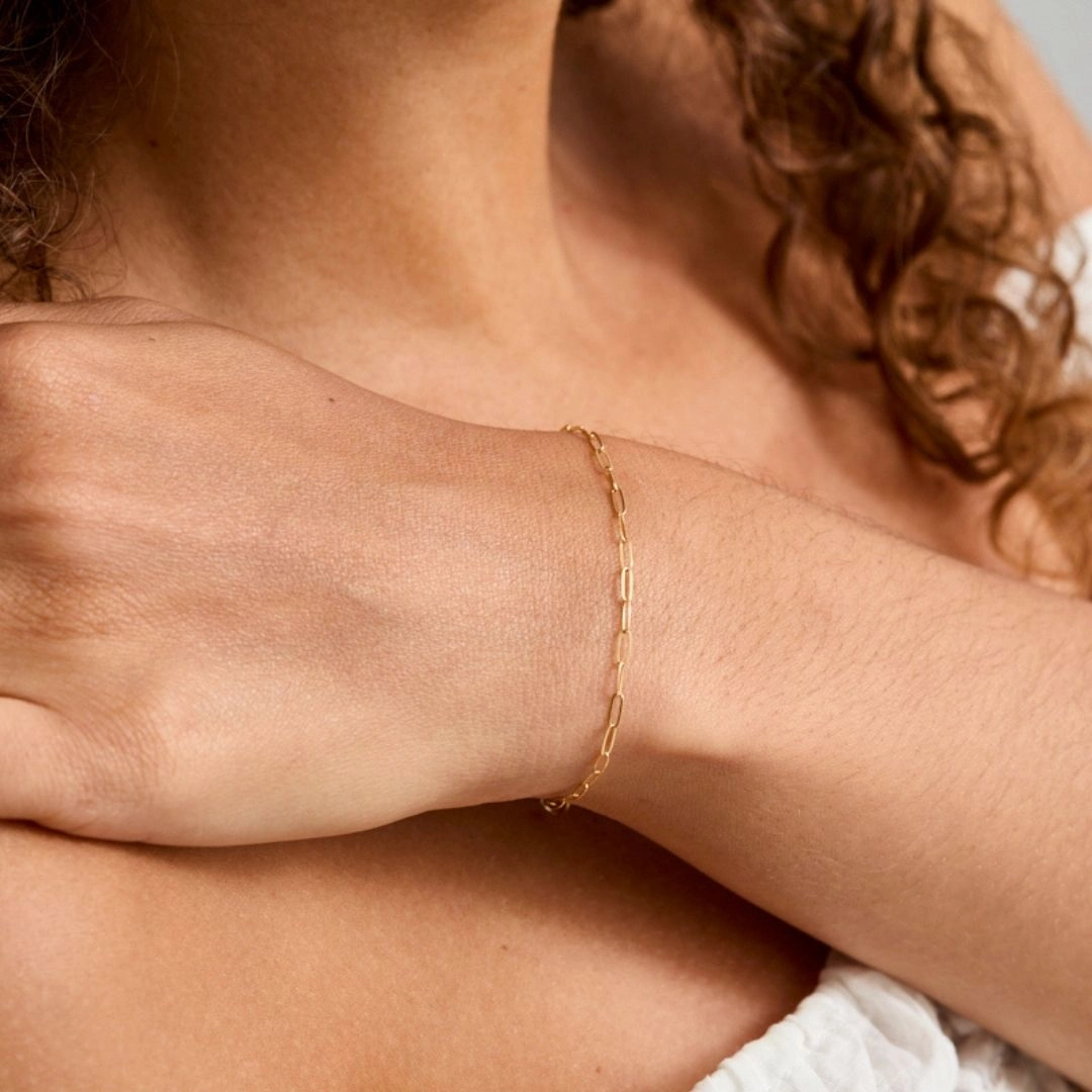 Paperclip Bracelet Gold Standard Waitlist Item