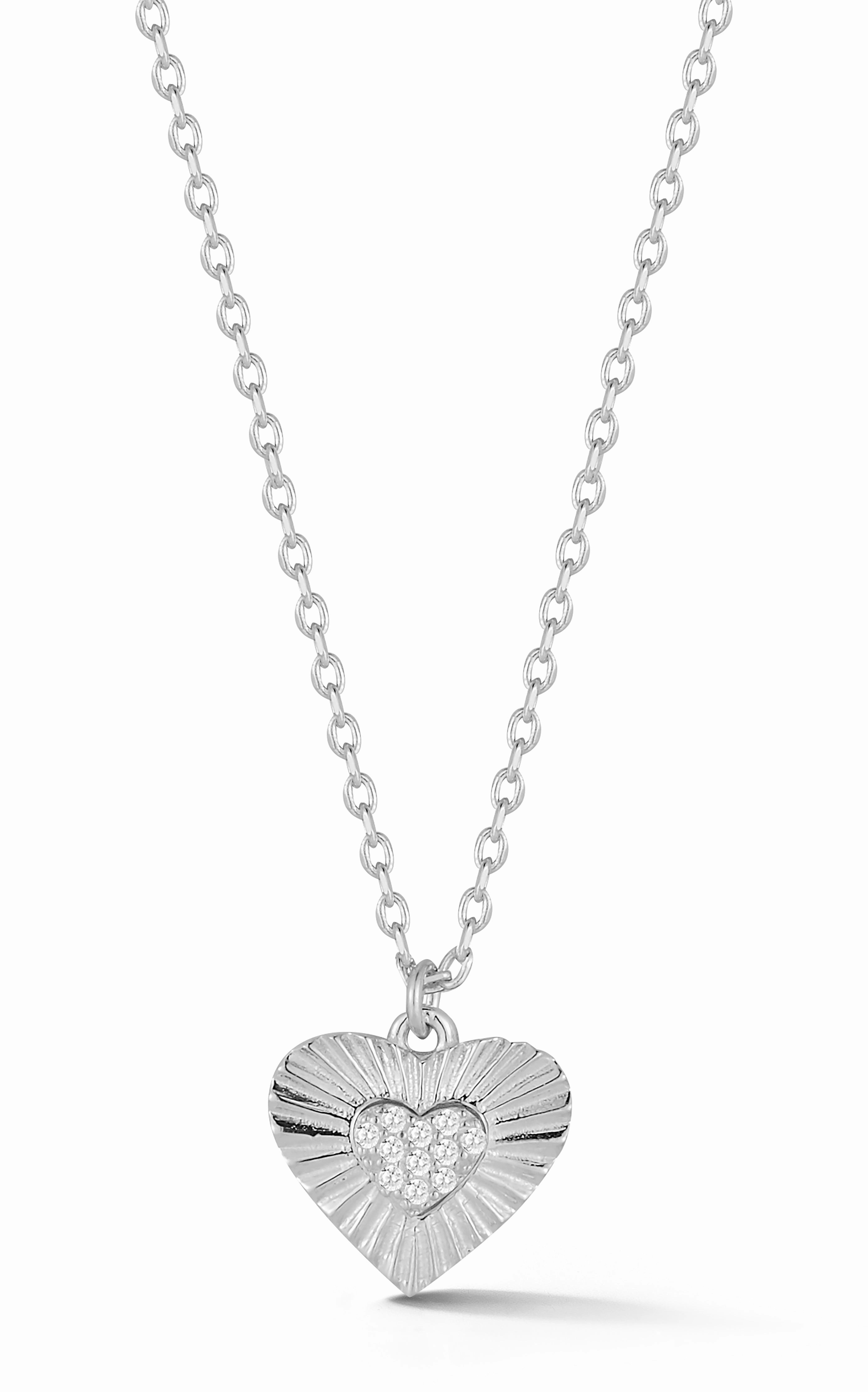 Best Gift Office Wear Pav?? Heart Necklace