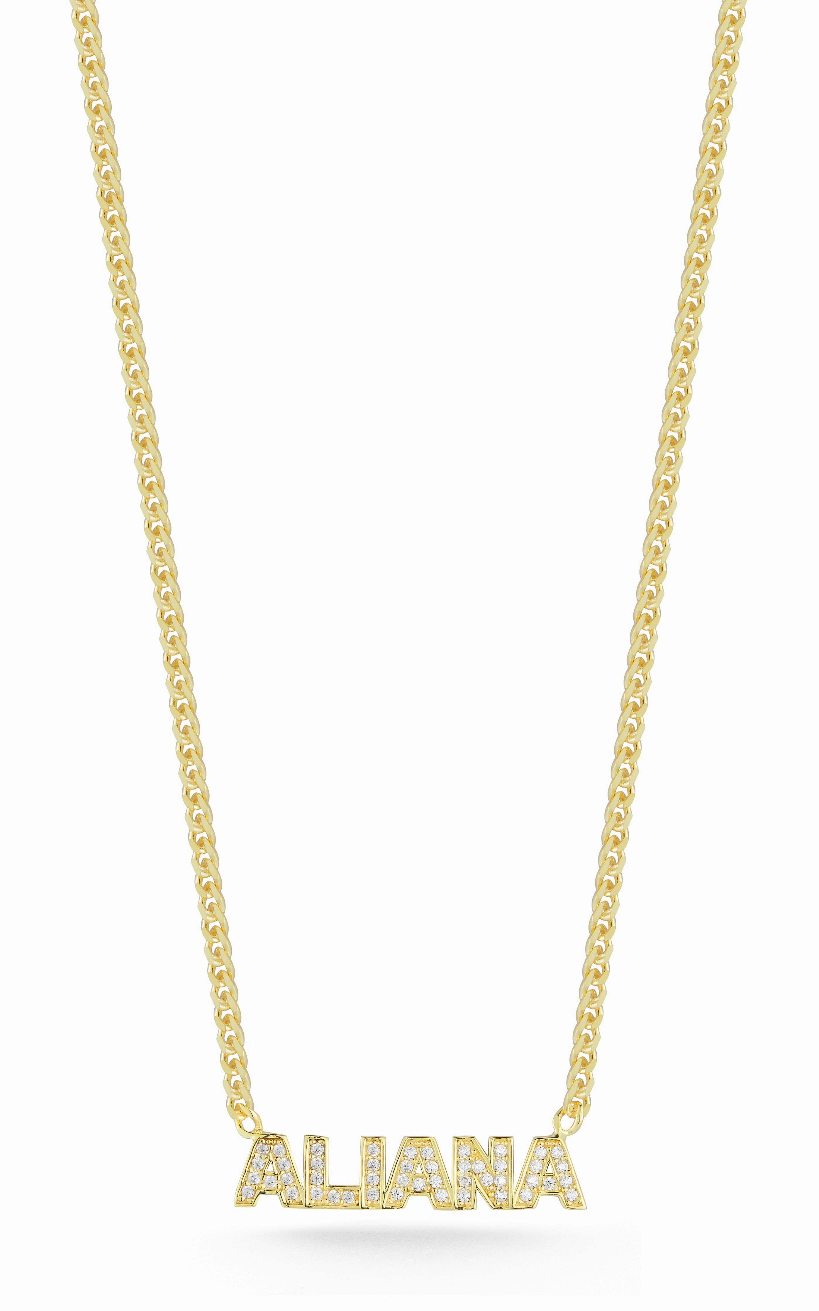 For Culture Pav?? Nameplate Curb Necklace