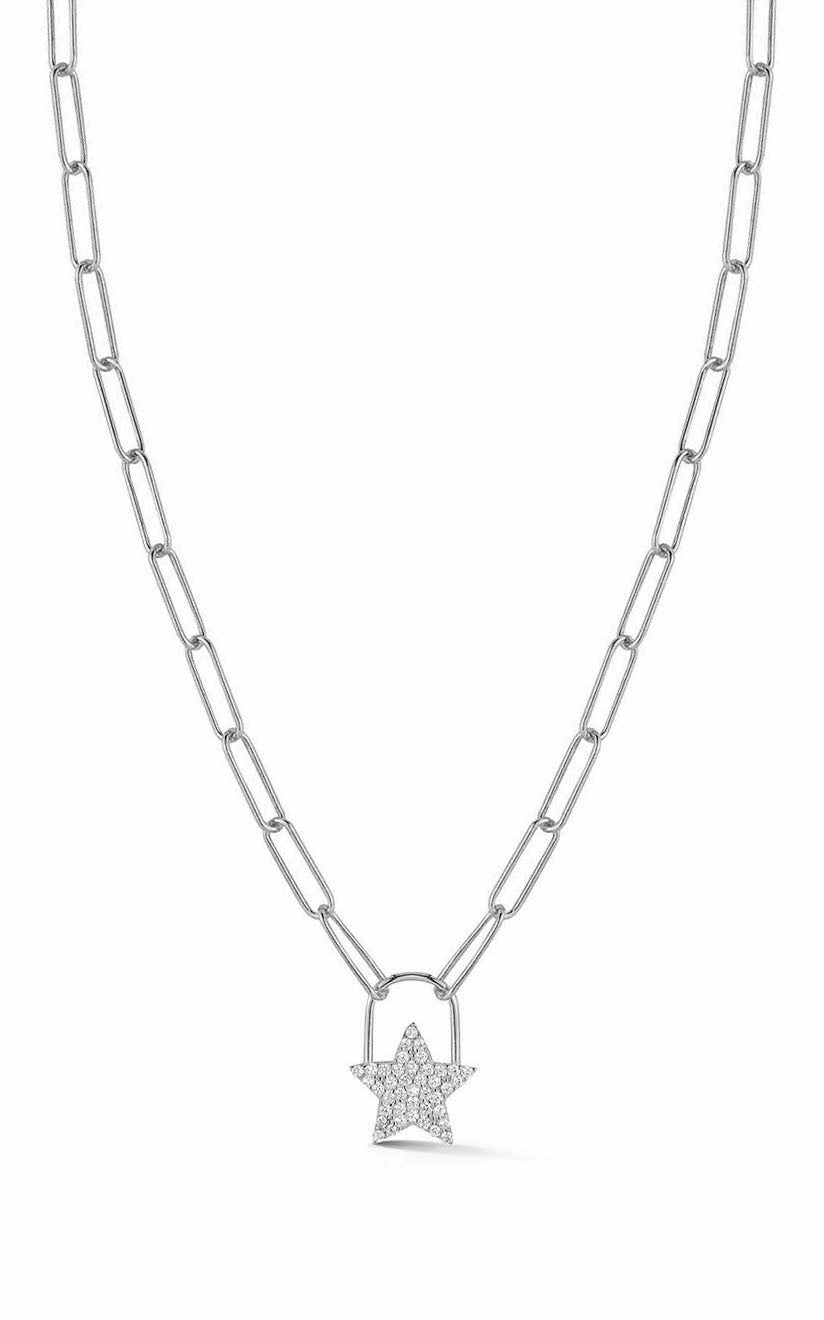 Bohemian style Business Meeting Pav?? Star Link Chain Necklace