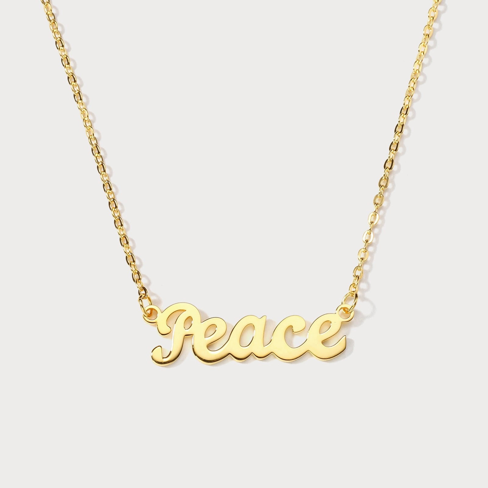 Peace Pendant Necklace Body Adornment