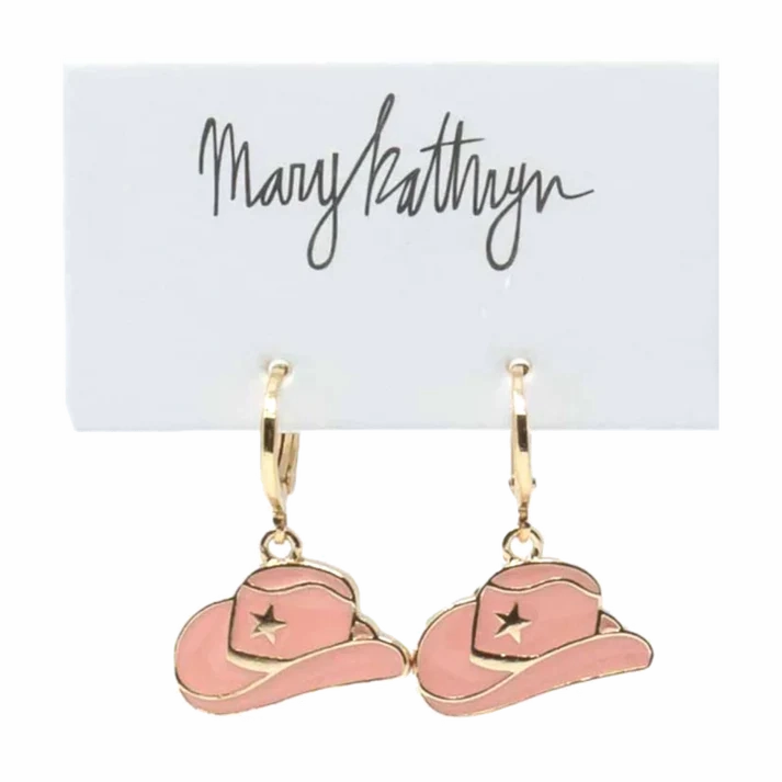 Premium accessory Round Item Peach Cowboy Hat Huggies