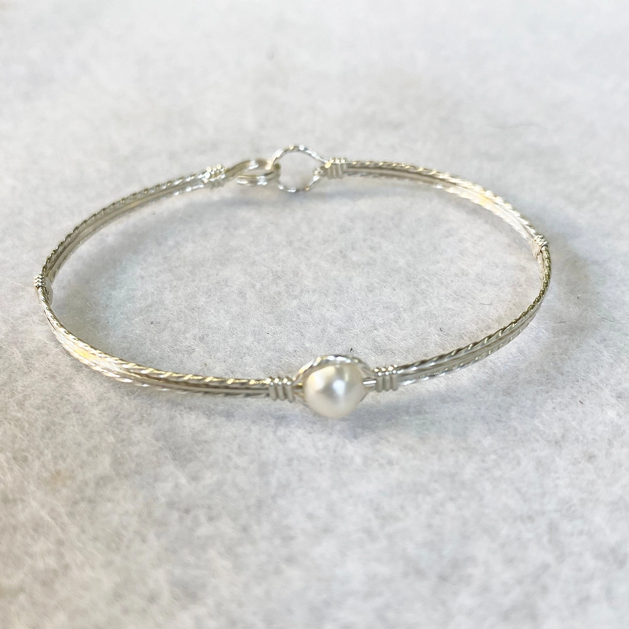 Pearl Bead Bracelet Sterling Silver All-Encompassing Unprecedented Value