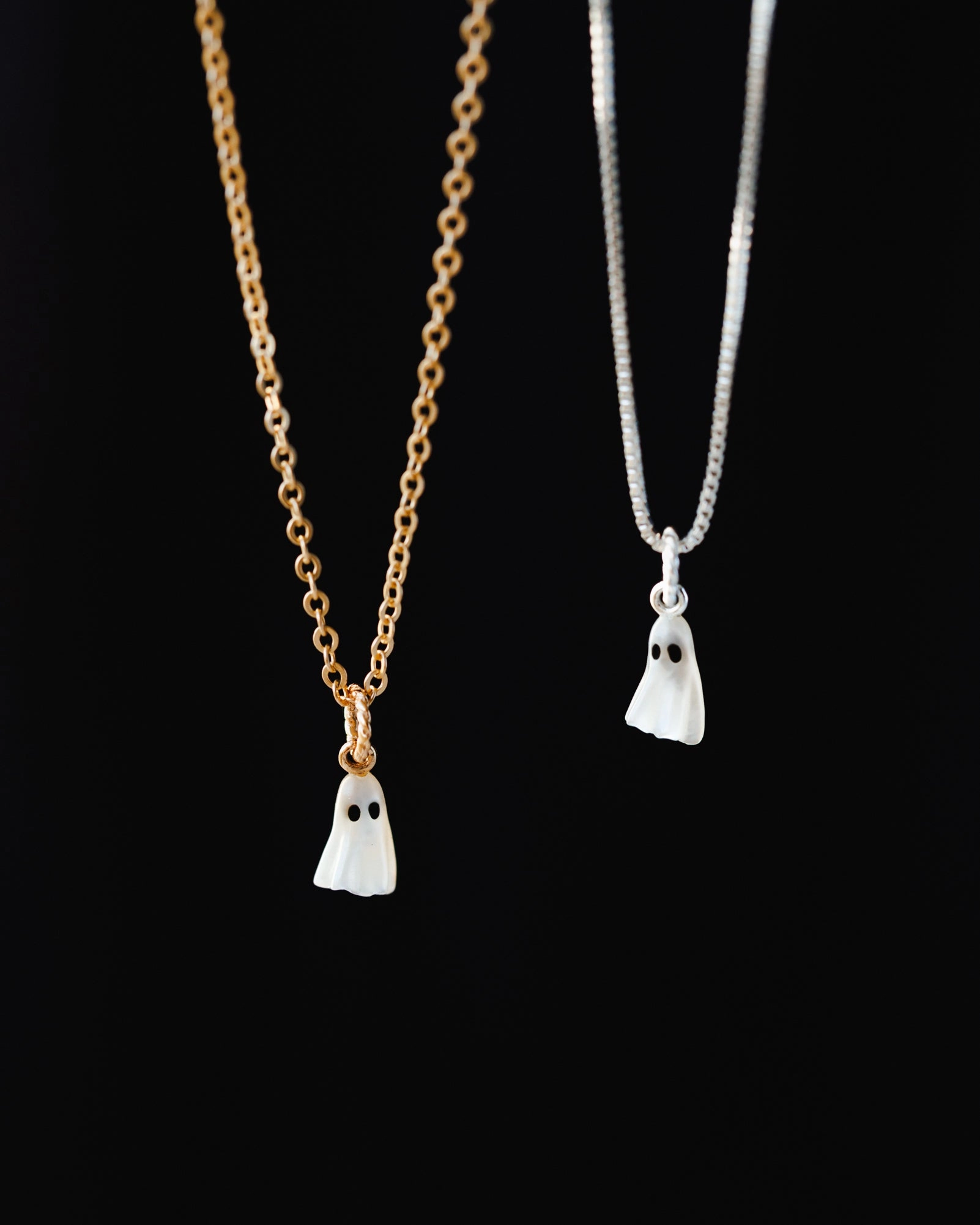 Pearly Ghost Charm Gorgeous Finish Fashion Edge