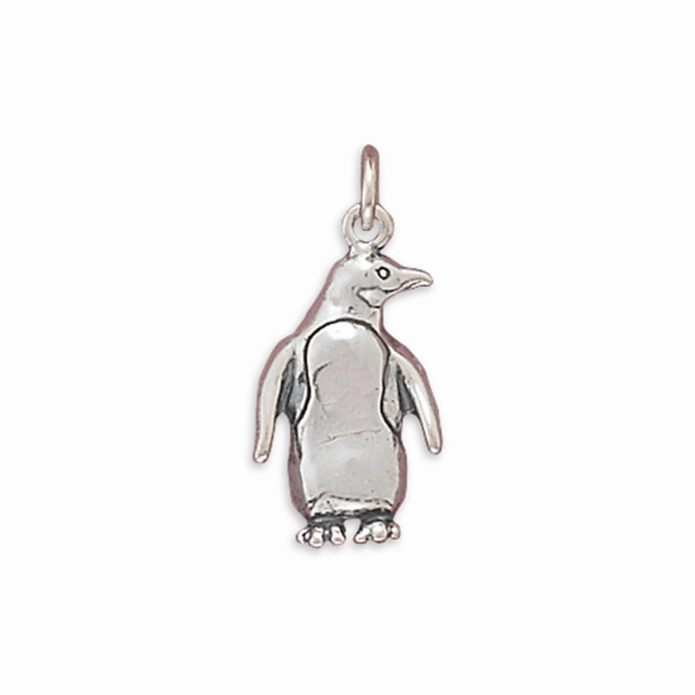 Penguin Charm Sterling Silver Evening Outfit