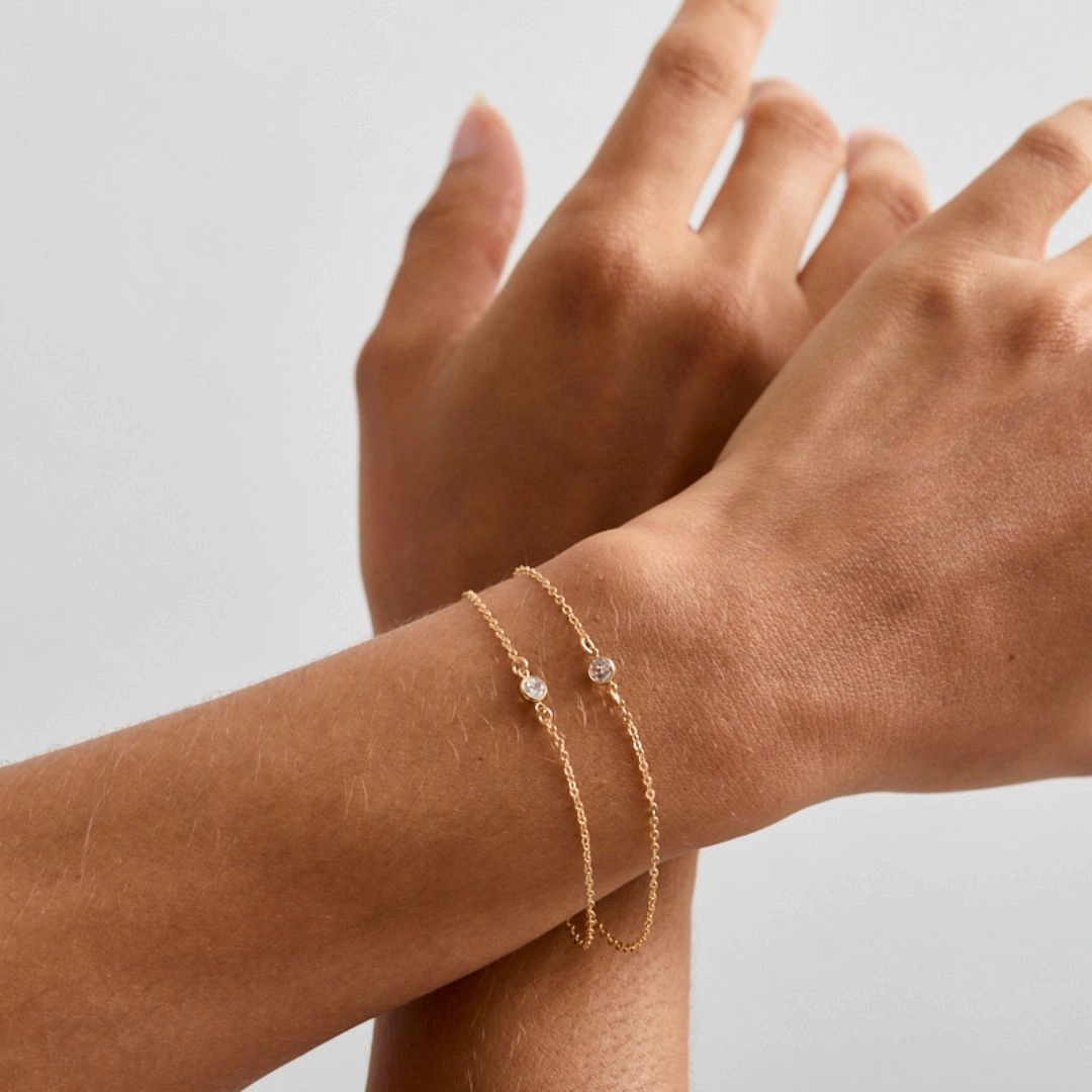 Dainty Bracelet with Cubic Zirconia Global Inventory International Fusions