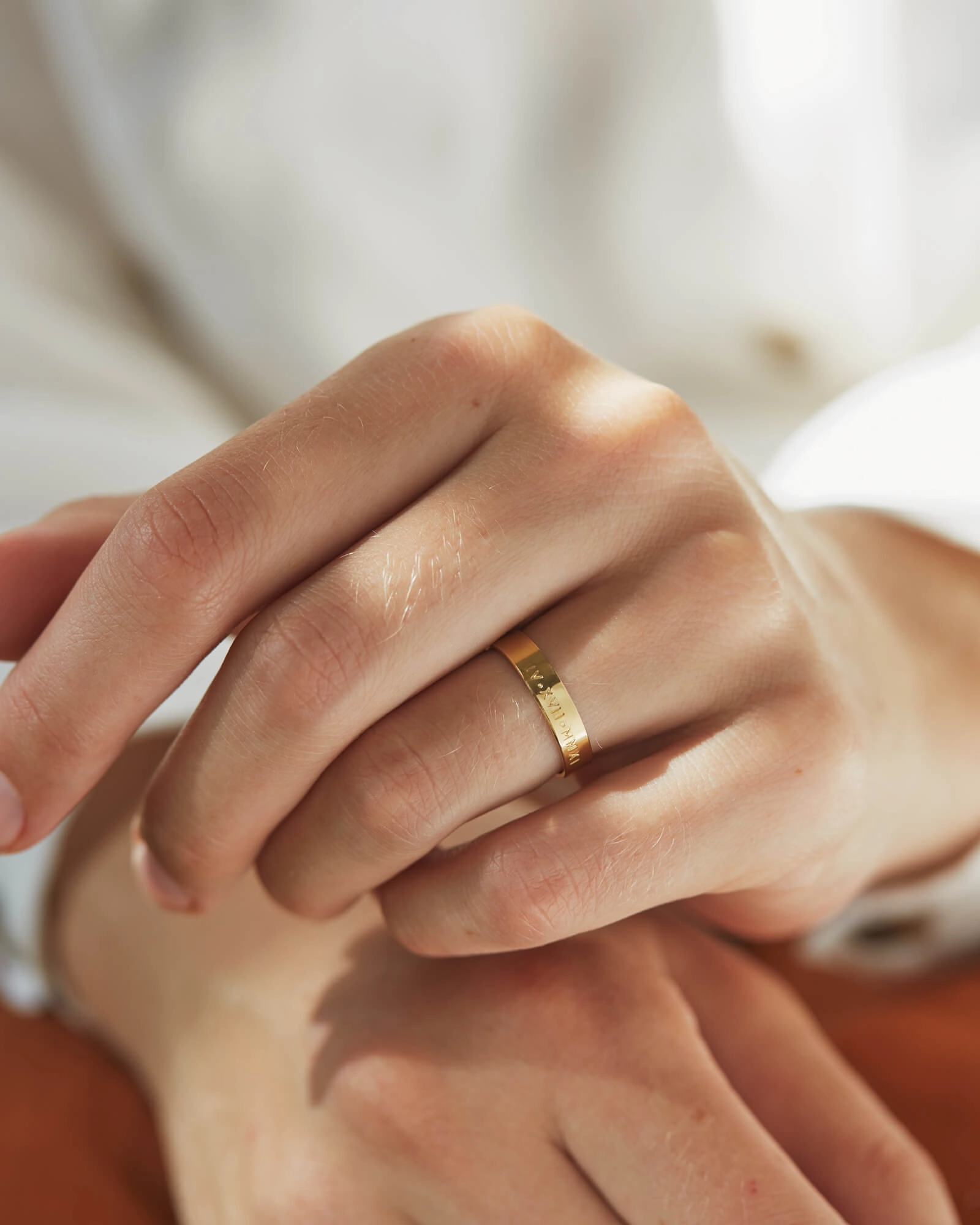 Minimalist Finish Custom Gifts Personalized Meuse Band