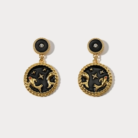 Exclusive Glam Pisces Enamel Earrings