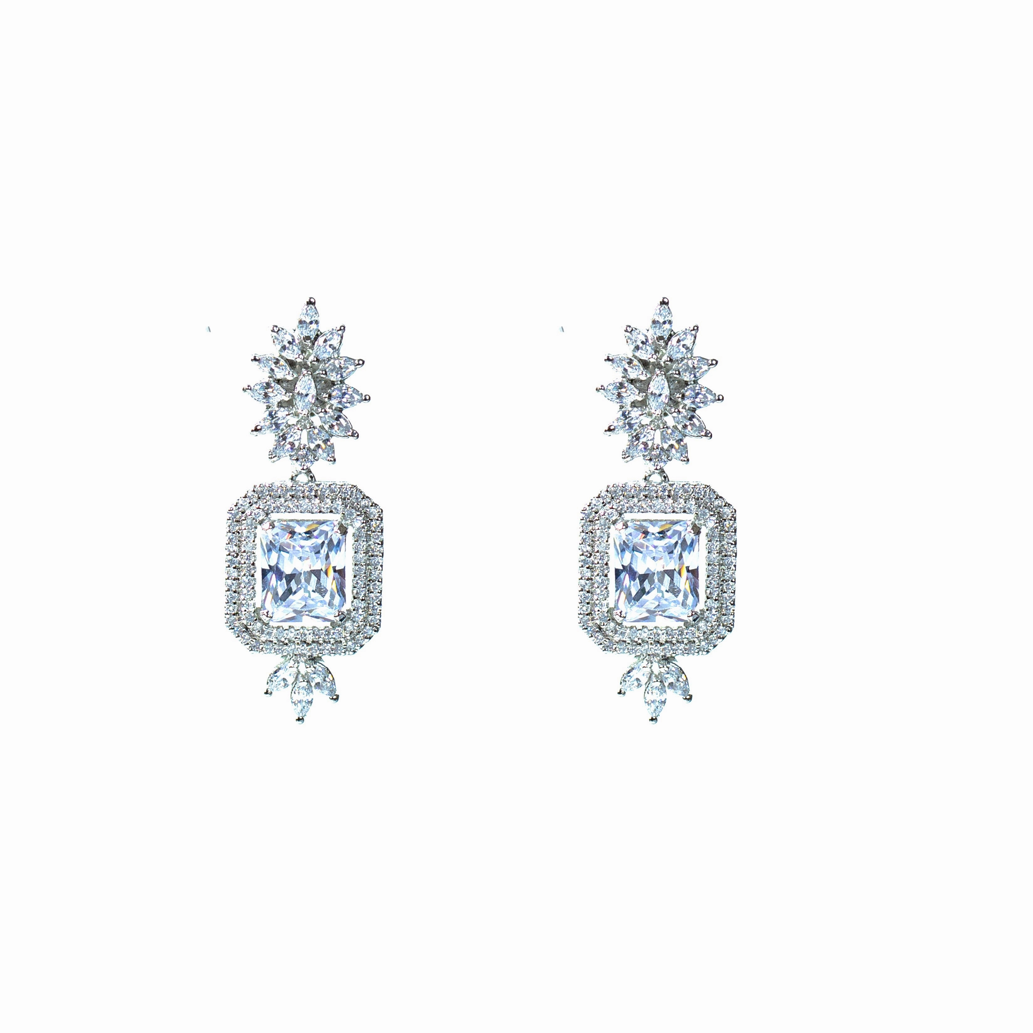 City Spark Mino ethnic zircon earring