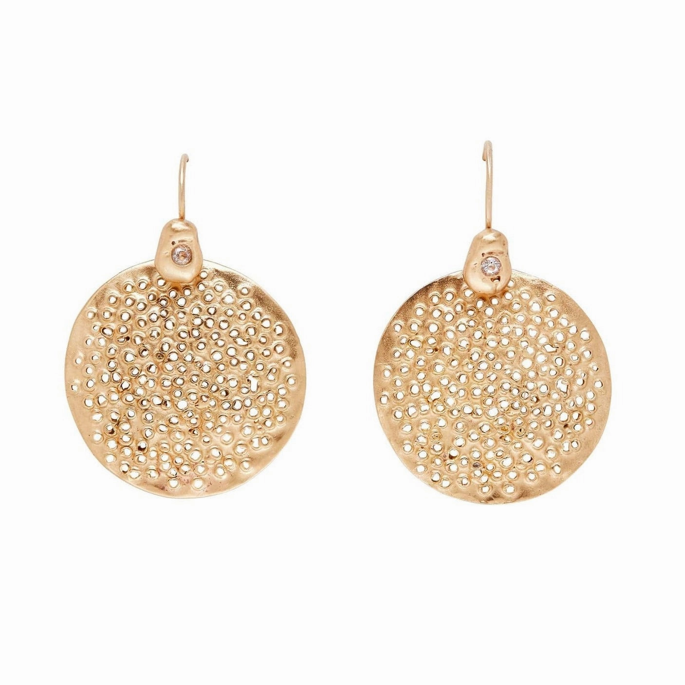 Pollen Bronze Earrings Contemporary Ornament