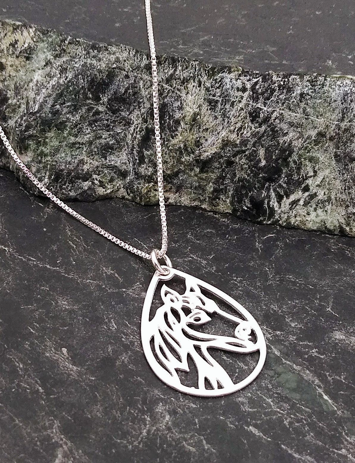 Sterling Silver Cut Out Horse Pendant Signature Piece