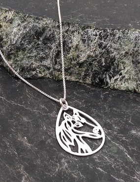 Sterling Silver Cut Out Horse Pendant Signature Piece