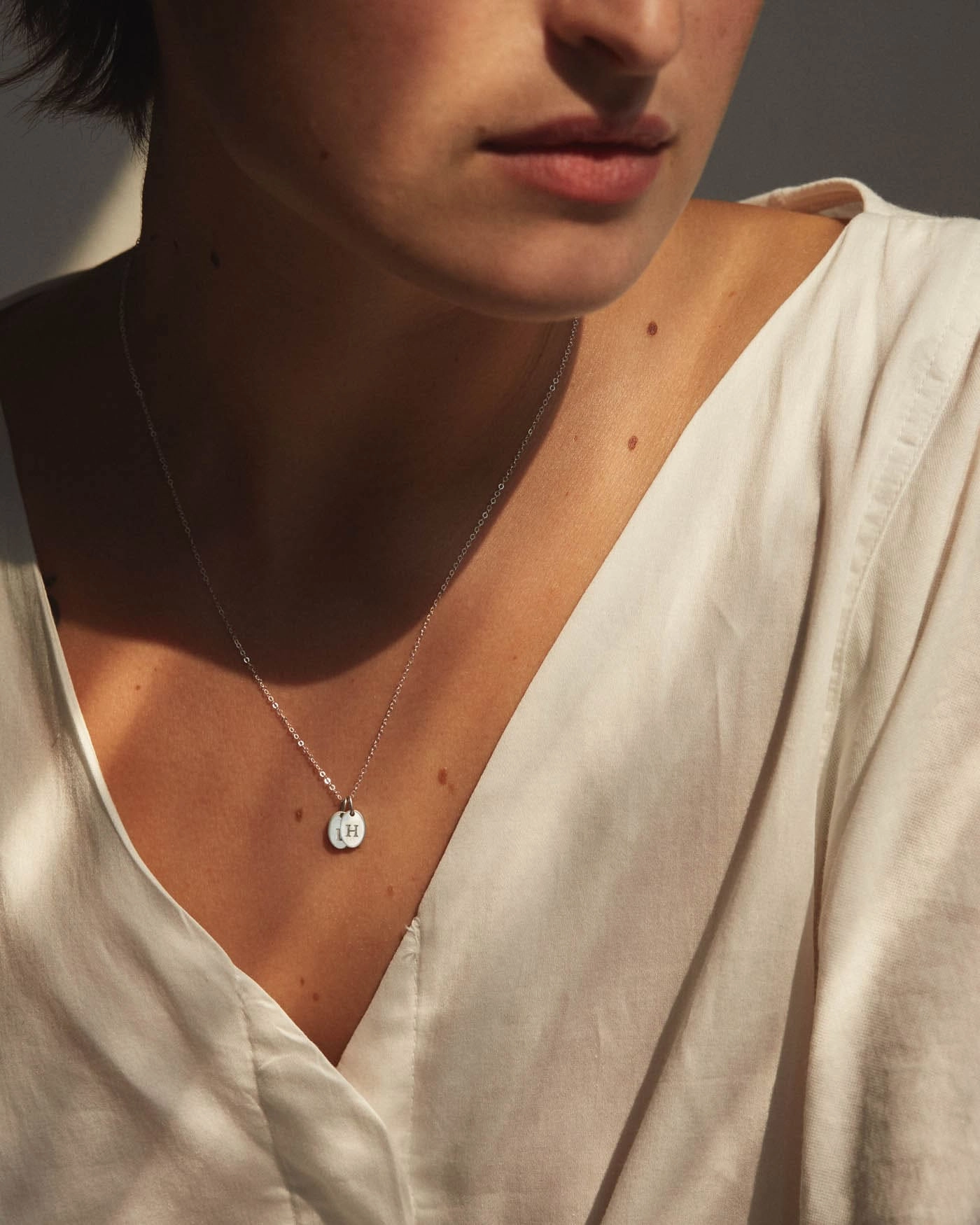 Elite Finish Personalized Mary Necklace