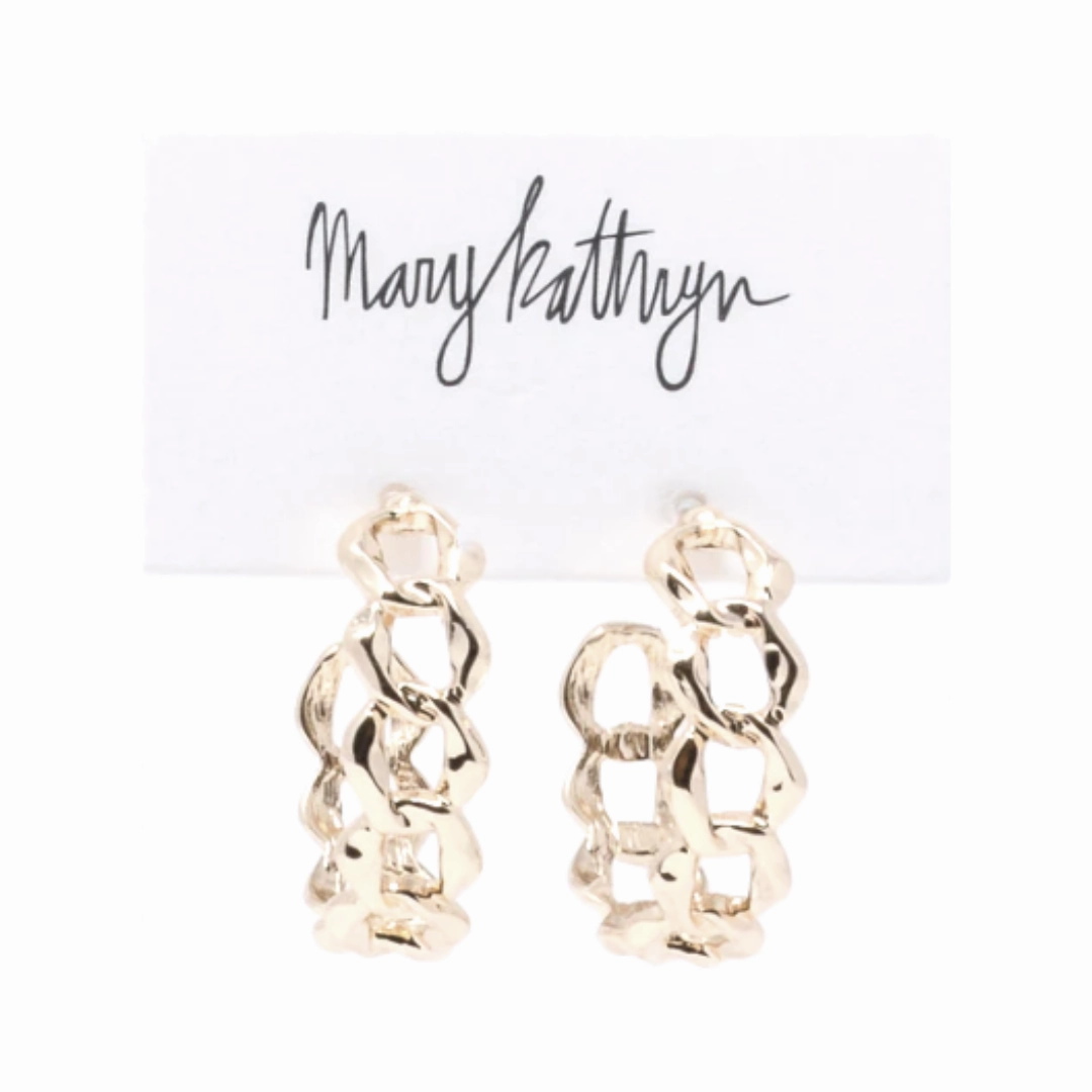 Chain Hoops Stunning Accessory Refined Style