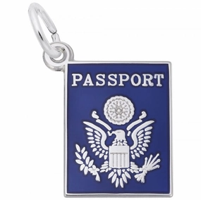 Premium Highlight USA Passport Charm