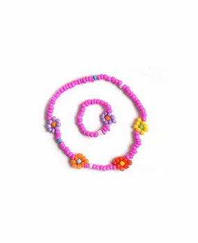 Ongoing Amalgamations Colorful Flowers Kids Bracelet