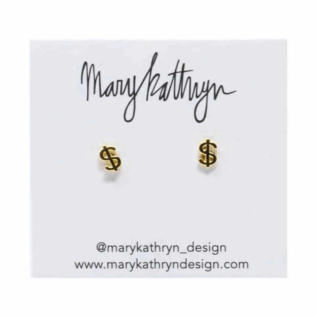 Dolla Dolla Bill Studs Gorgeous Finish