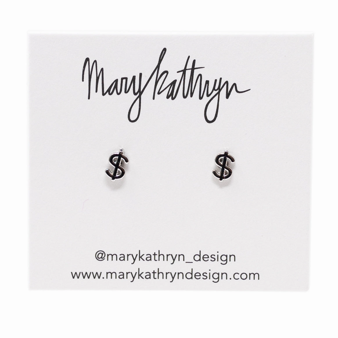 Dolla Dolla Bill Studs Delicate Embellishment