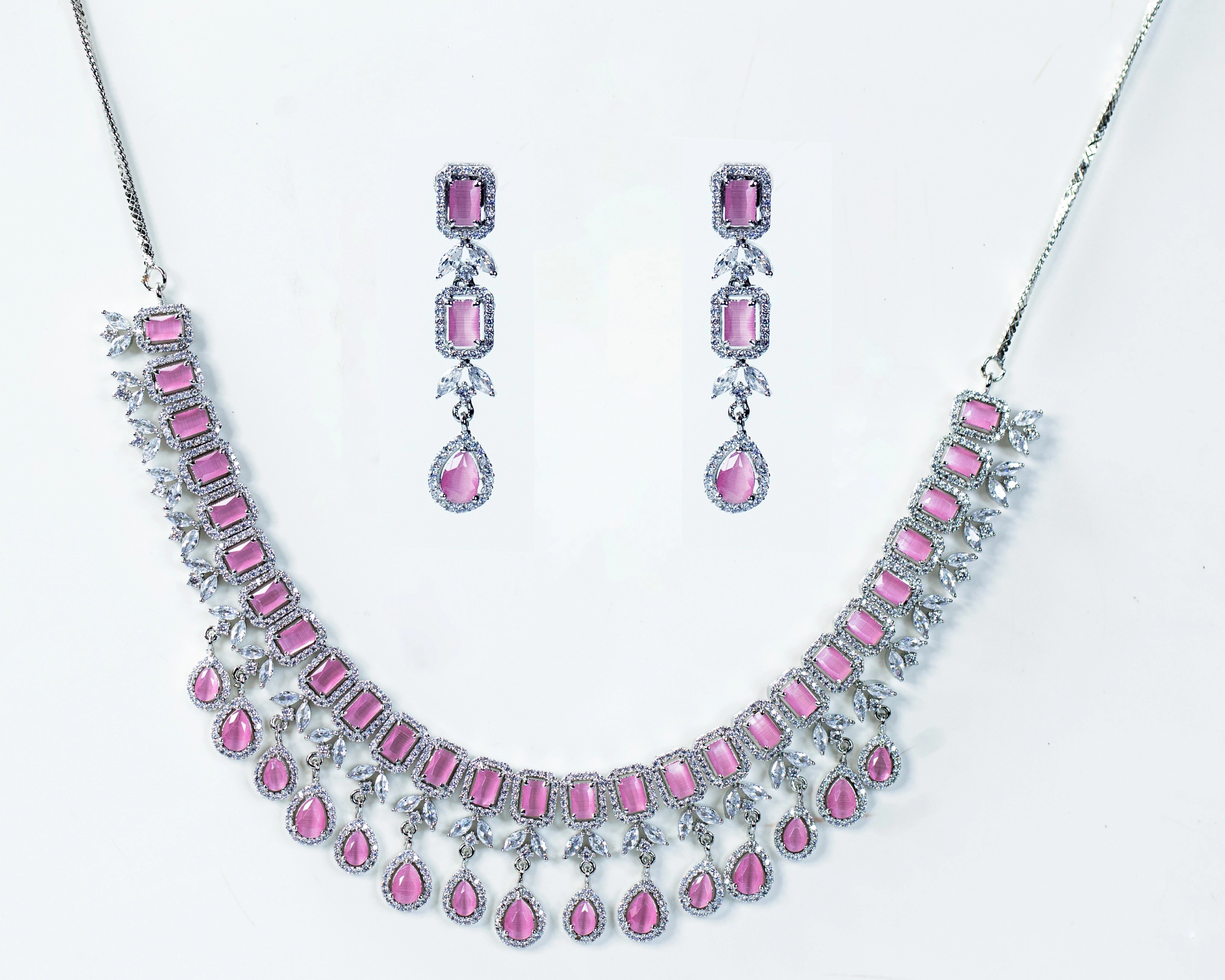 Formal Night Princess indo-western Necklace set.