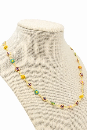 Rainbow Evil Eye   Daisy Chain gentle touch