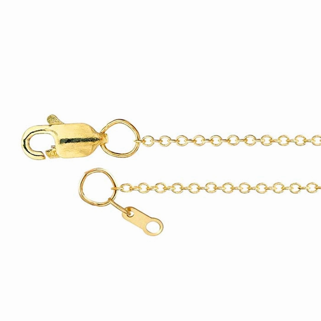 Timeless Appeal Evergreen Item 14ky Gold 1.1mm  Chain -  20"