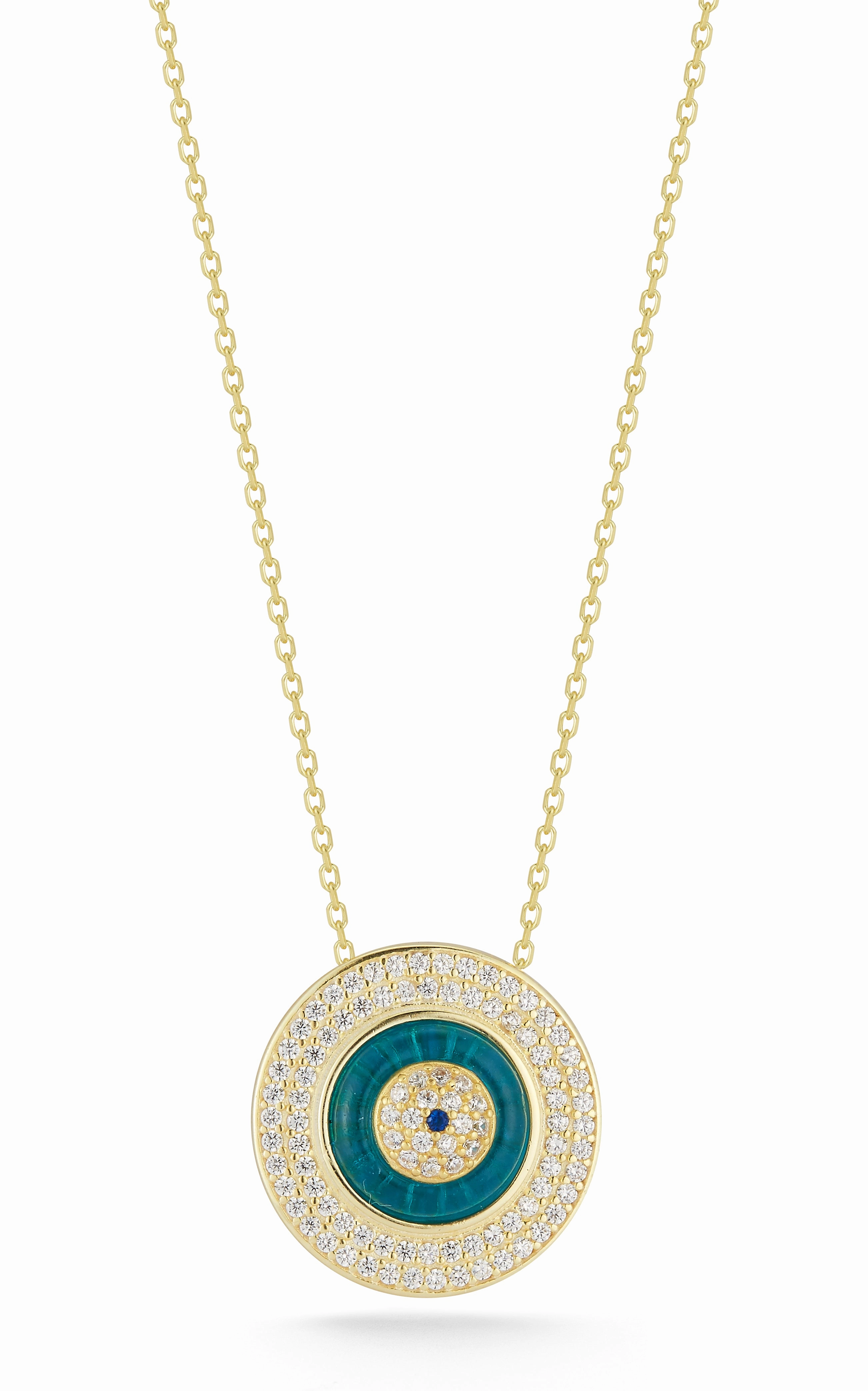 Signature Detail Evil Eye Necklace