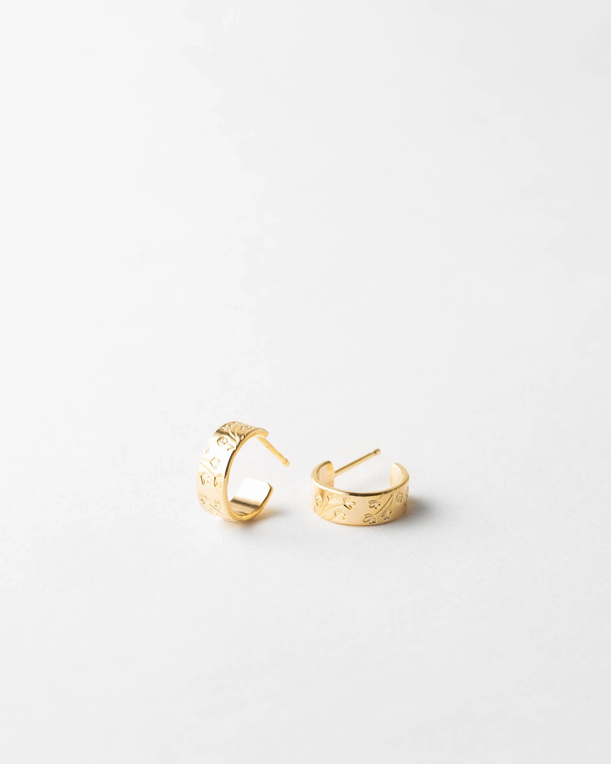 Romantic Accent Mini Wildflower Hoops