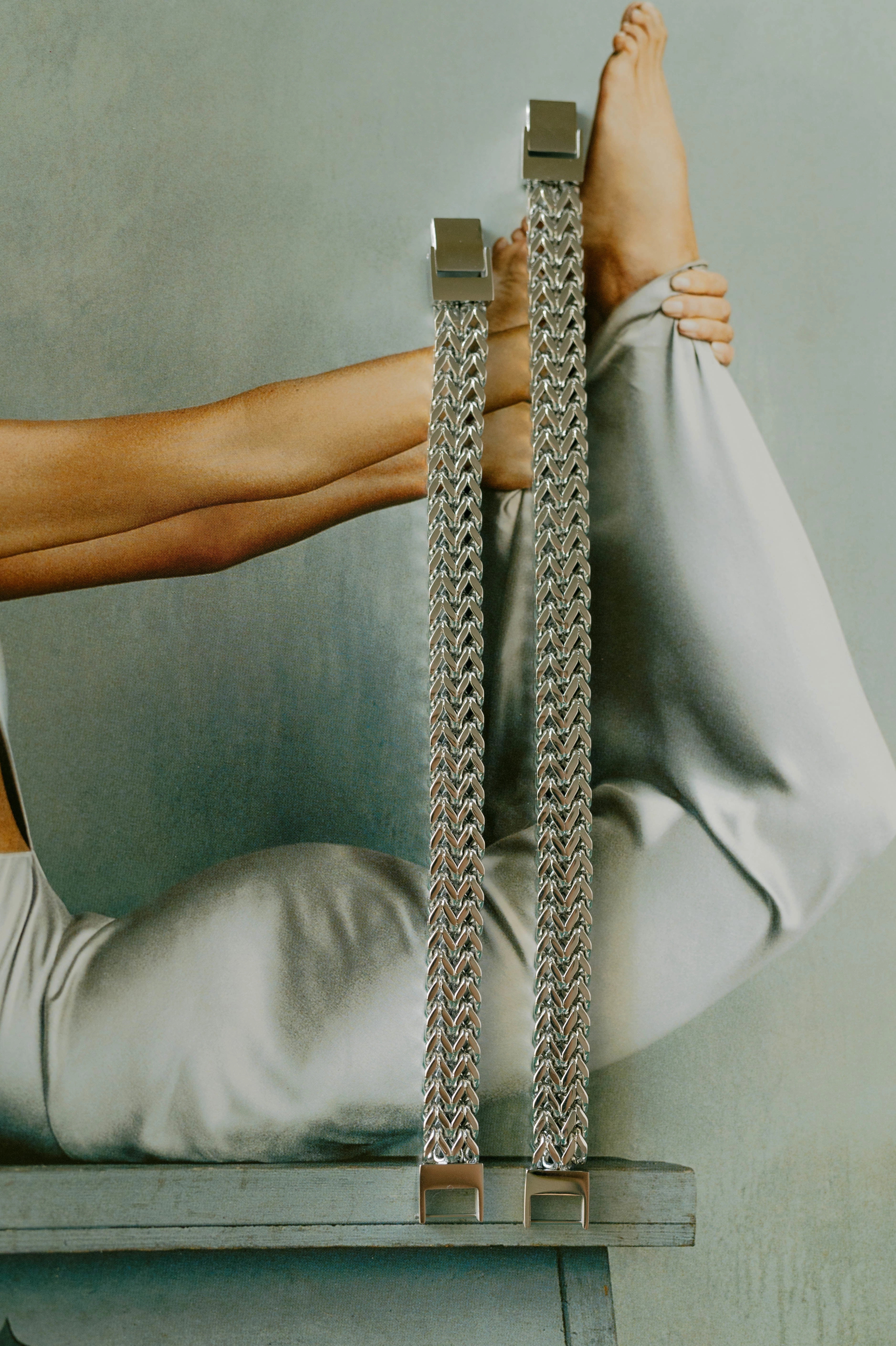 Just Made Today??s Tradition Herringbone Link Bracelet ?C Silver