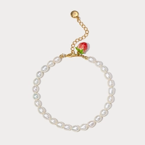 Continental Acclaim Strawberry Pearl Bracelet