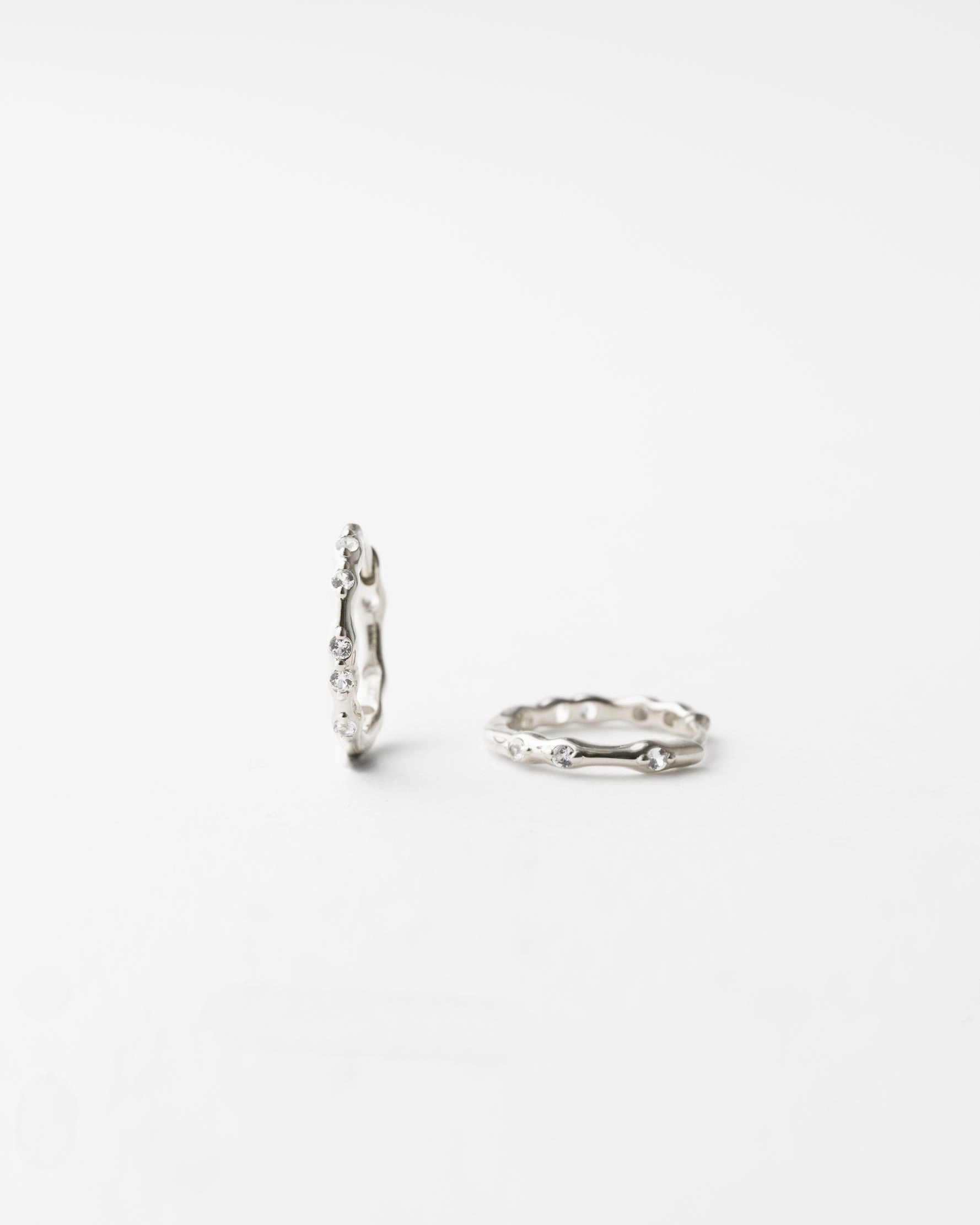 Ripple Hoops Radiant Texture Fresh Style