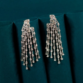 Rippling statement dangler earring Top Pick