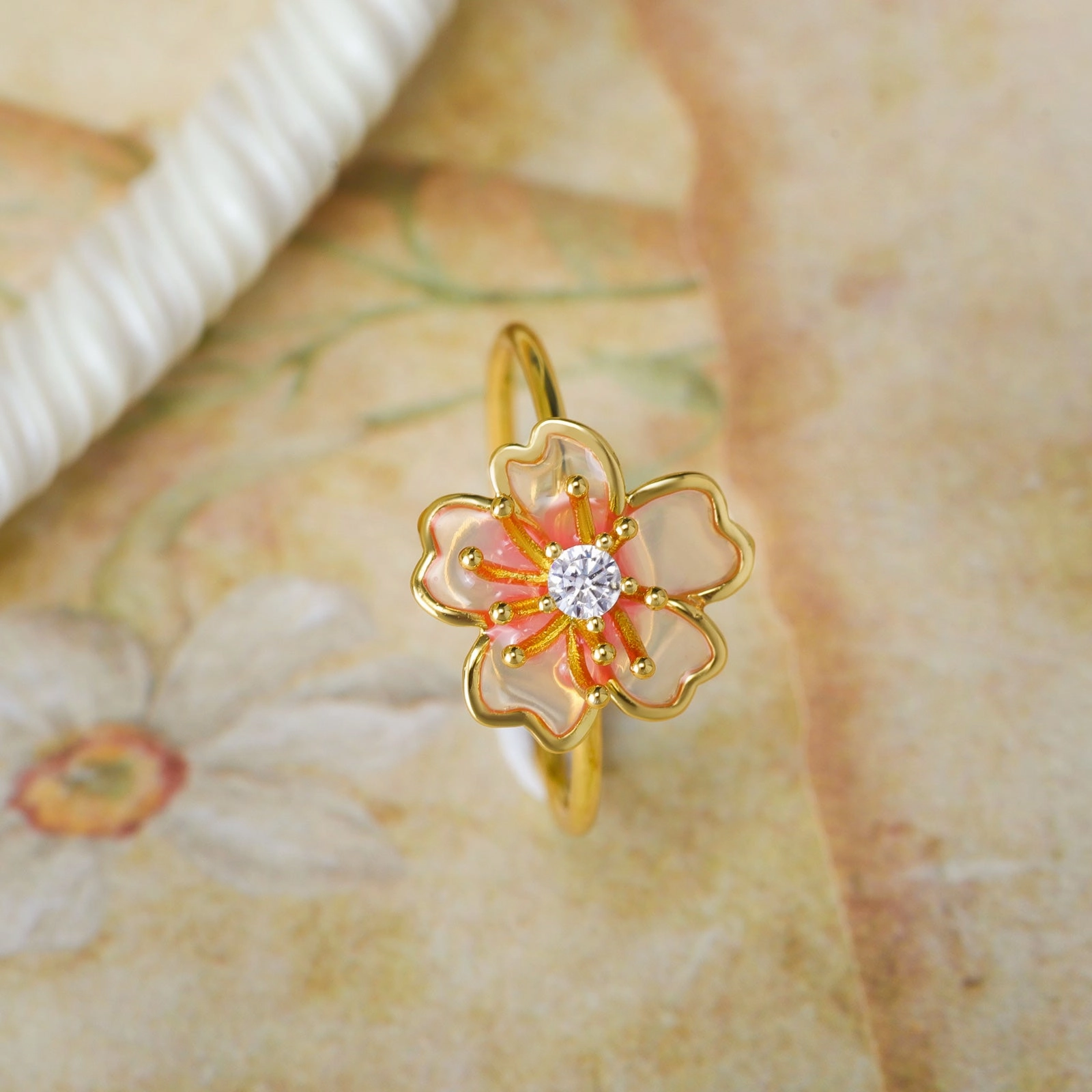 Sakura Ring Relaxed Style