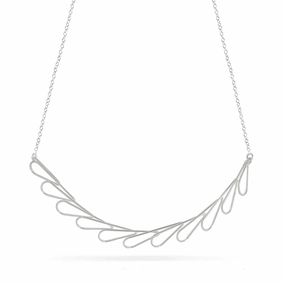 Samira Necklace - Sterling Silver Token Adornment
