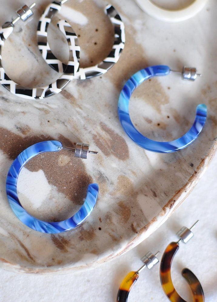 Rustic Jewelry Mini Hoops